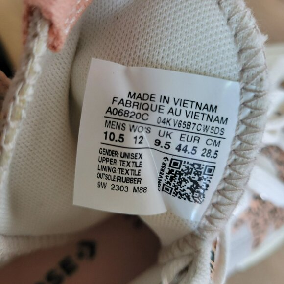 ❤️Converse Rare Legacy CX Platform Hi Leopard Sz 12 Women's Shoes Beige A06820C - Picture 9 of 11